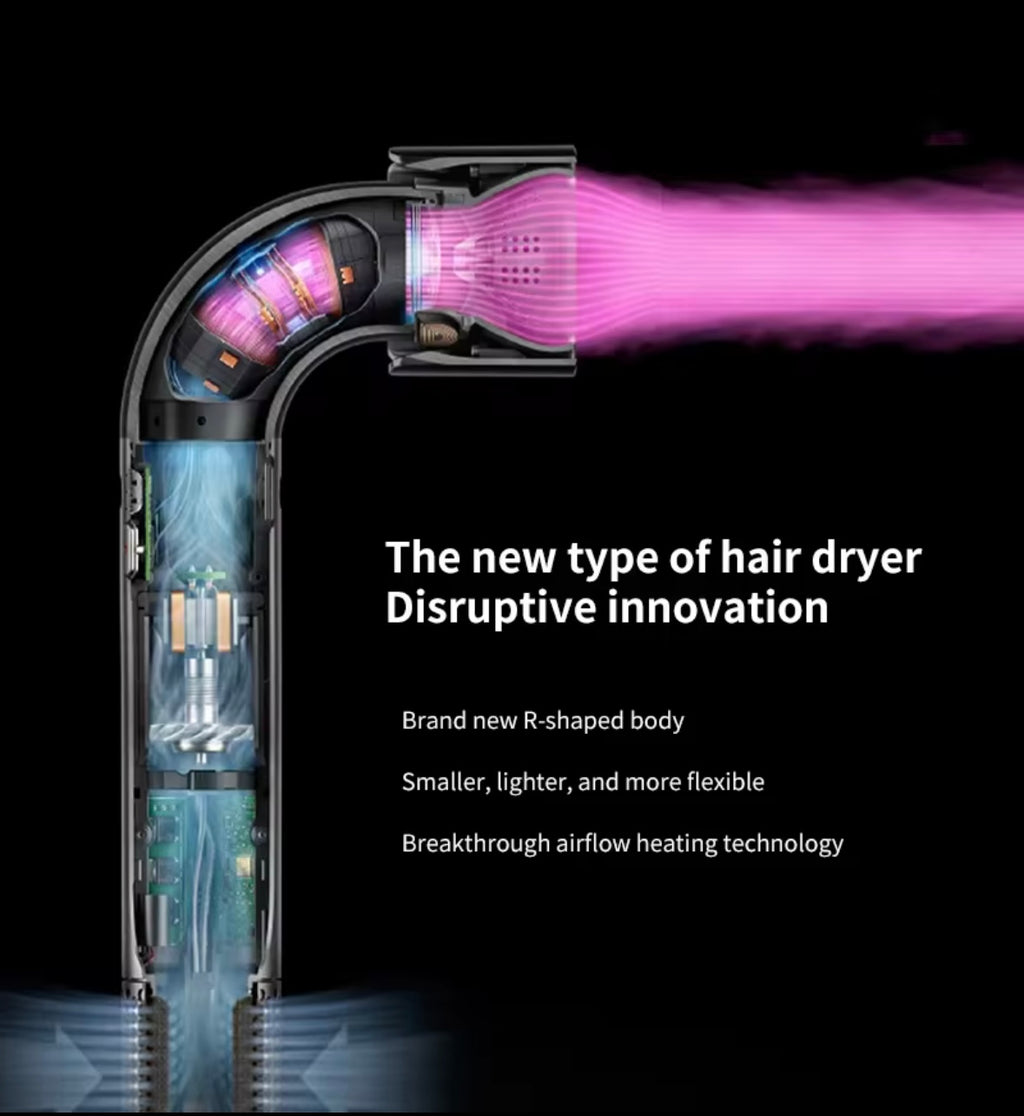 Blissheat Föhn mit 4 Aufsätzen